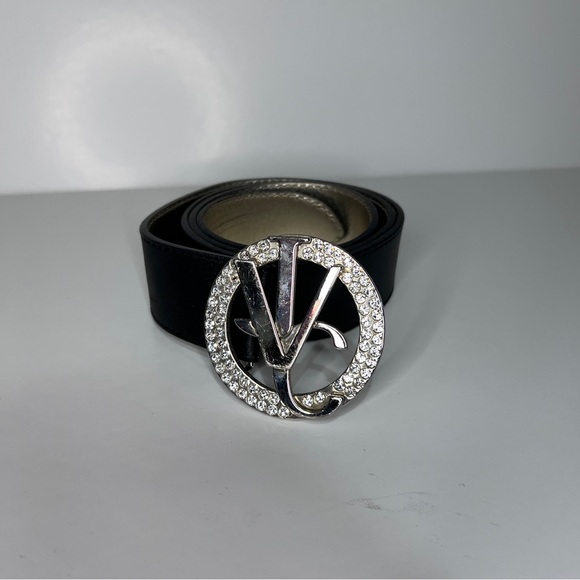 Versace Jeans Couture Diamond Studded leather Belt - Picture 4 of 12